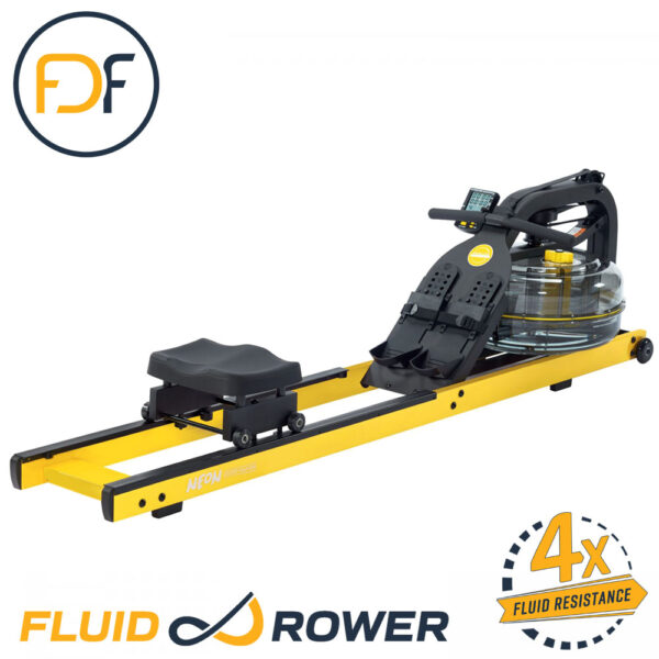 Fluid Neon Plus (Yellow) Indoor Rower-0
